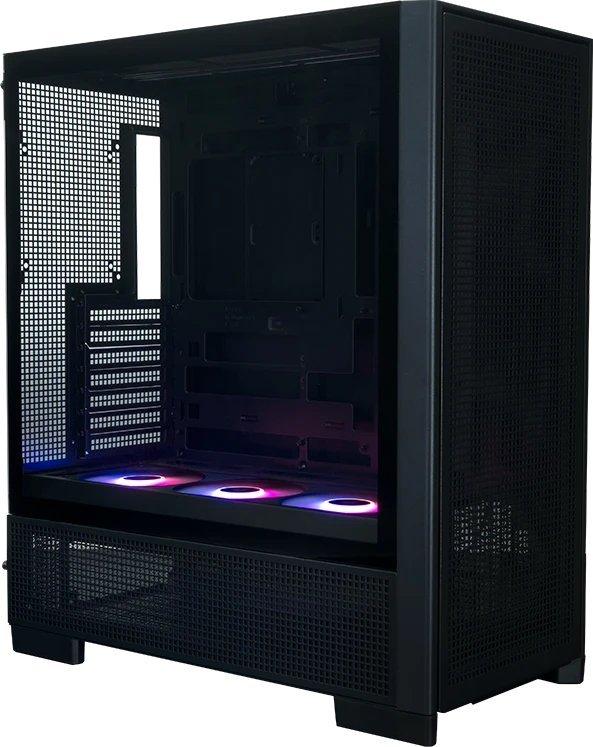 Корпус XASTRA A700 3ARGB-C10-UC Black (A700-1FA36A-C10-UC) ATX/Mesh/1x360mm ARGB PWM/Argb+PWM HUB 10port/ Type-C