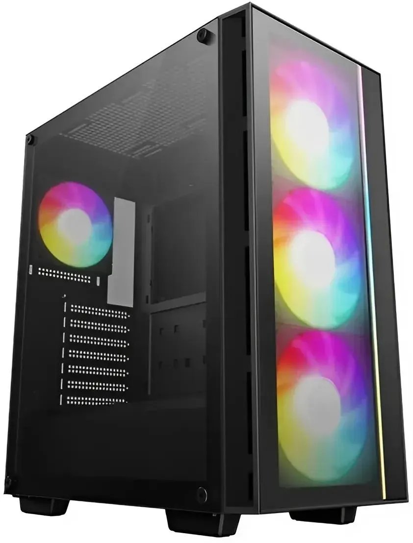 Корпус DeepCool MATREXX 55 V4 Black (R-MATREXX55-BKADA4-G-4) (ATX, без БП, 2хUSB3.0, с окном)