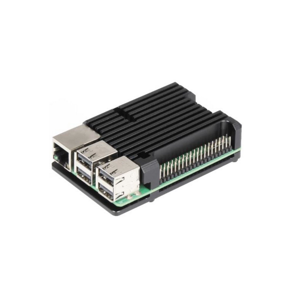 Корпус ACD RA505 Black Metal Aluminum Case for Raspberry Pi 4B