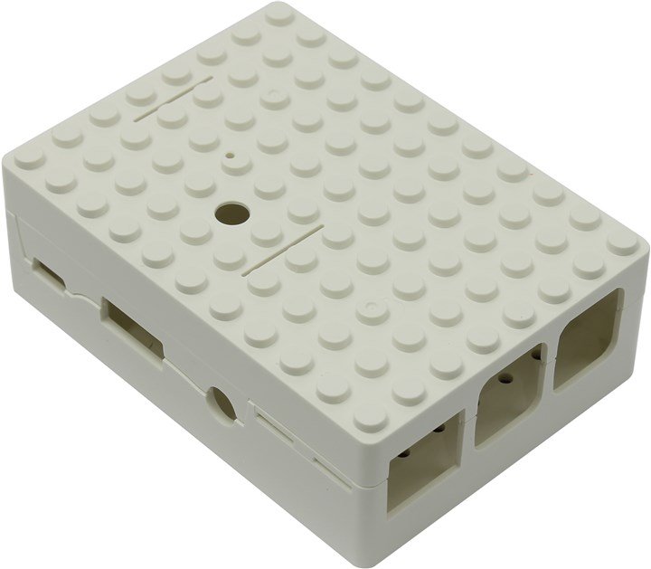 Корпус ACD RA181 white для микрокомпьютера Raspberry Pi 3 White ABS Plastic Building Block case for Raspberry Pi 3