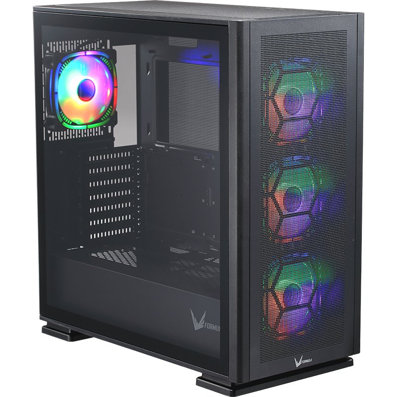Корпус Formula Air Power G5 EX черный без БП ATX 4x120mm 2xUSB3.0 1xUSB3.1 audio bott PSU