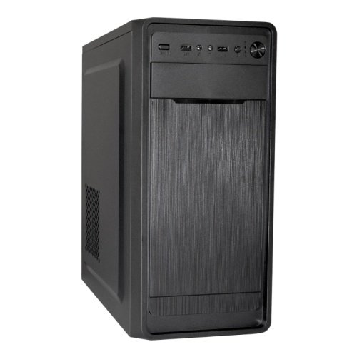 Корпус ExeGate XP-332 Black EX283070RUS ATX, без БП, 2xUSB, Audio