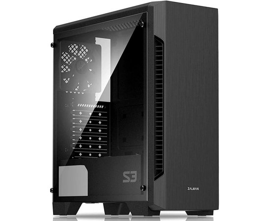 Корпус Zalman Miditower S3 TG черный без БП ATX 5x120mm 2xUSB2.0 1xUSB3.0 audio bott PSU