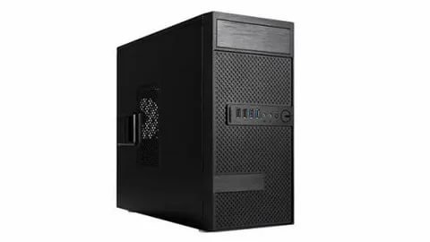 Корпус InWin CK709BL w/o PSU U3*2+U2*2+A(HD)+FAN+ intrusion switch [6143979]