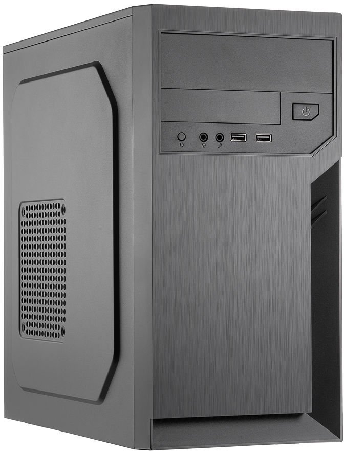 Корпус Foxline FL-702 (FL-702-FZ500R) mATX, 1x5.25ext, 1x3.5ext, 2x3.5int, 2xUSB2.0, HDA, w/o FAN, w/500W ATX PSU, w/1.2m EU pwr cord
