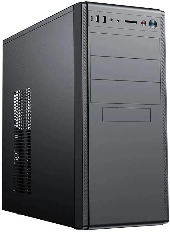 Корпус Foxline FL-886 (FL-886-U3C), без БП, ATX black, w/o PSU, w/1xUSB2.0+1xUSB3.0+1xUSB3.0 Type-C (19pin header)+HD-Audio , pwrcord, Fan