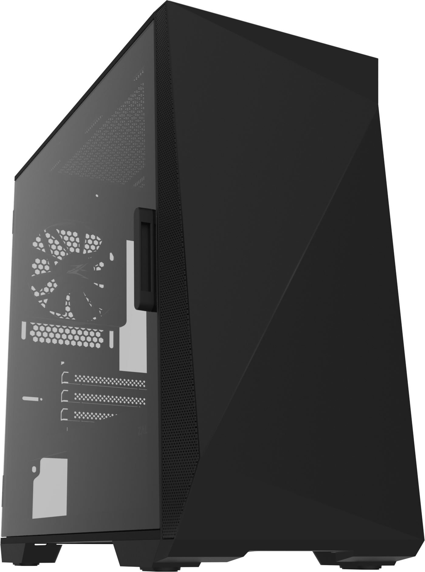Корпус ZALMAN Z1 Iceberg, ATX, Black, Window, 2xCombo (3.5" OR 2.5"), 3x2.5", 1xUSB2.0, 2xUSB3.0, FRONT 2x120mm, REAR 1x120mm