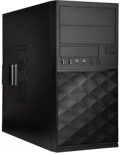 Корпус InWin EFS052 (6184502) Black Mini Tower без БП U3*2+A(HD) + front fan holder + Screwless mATX