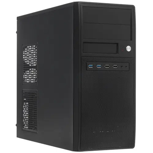 Корпус CHIEFTEC Mesh CG-04B-OP без БП, черный, ATX