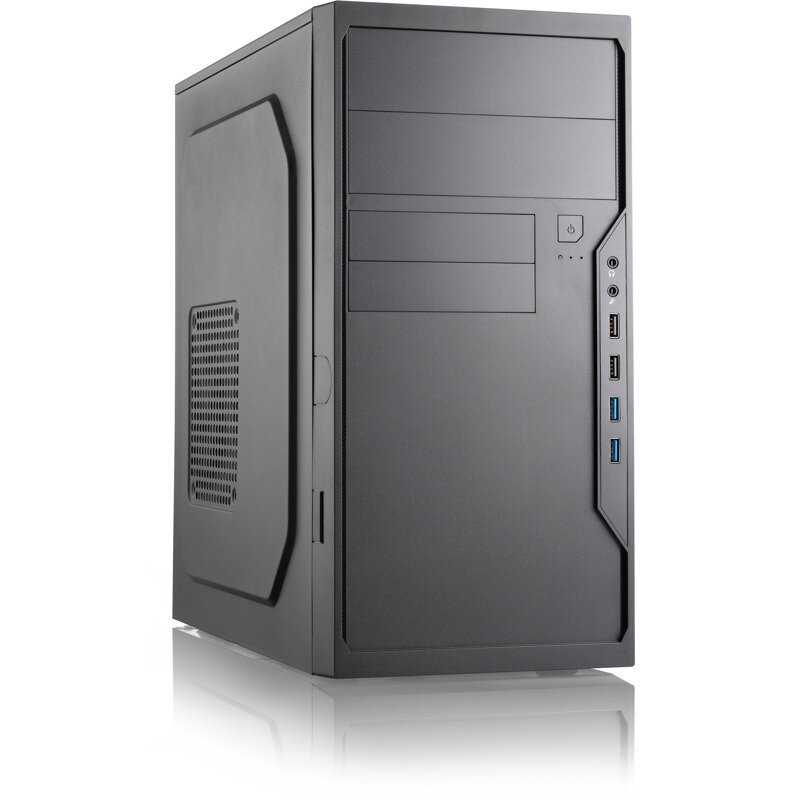 Корпус Foxline FL-733R (FL-733R-U32) Case , mATX, 2x5.25EXT, 2x3.5EXT, 5x3.5INT, 2xUSB3.0, HDA, w/o FAN, PSU, no pwr cord