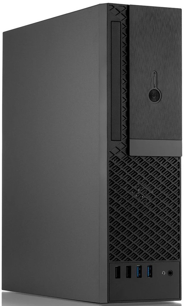 Корпус FoxLine FL-1001-TFX300S-U32C mATX, black w/PSU TFX 300W, w/2xUSB2.0+2xUSB3.0+1xType-C (USB2.0),w/1xcombo audio, w/pwr cord, w/ 8cm