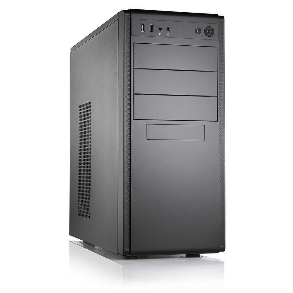 Корпус FoxLine FL-886-FZ500R-U32 ATX, black w/PSU 500W 12cm, w/2xUSB3.0, w/ pwr cord, w/o FAN