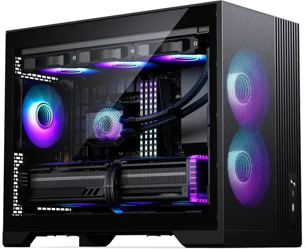 Корпус PHANTEKS XT M3 (PH-XT325M_BK02), Black, 3x120mm ARGB Fan, Tempered Glass, mATX
