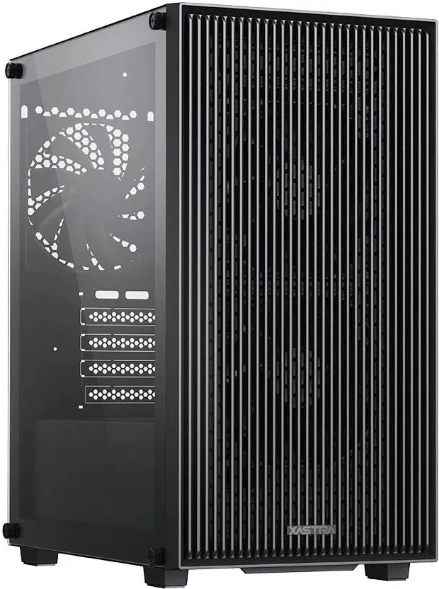 Корпус XASTRA A307M 3BK Black (A307M-3FC12BK) mATX/Mesh/ tempered glass / 3x120mm PWM FC black fans