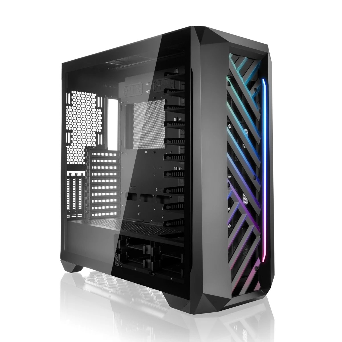 Корпус RAIJINTEK Zofos Ultra (0R20B00237) без БП, Full-Tower, TG, no fan, 2xUSB-A 3.0 + 1xUSB Type-C, SSI-EEB, E-ATX, ATX, mITX