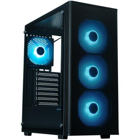 Корпус XASTRA A300 4ARGB Black (A300-4FC12A) ATX/Mesh/ full-size TG / 4x120mm FC120 ARGB PWM fans