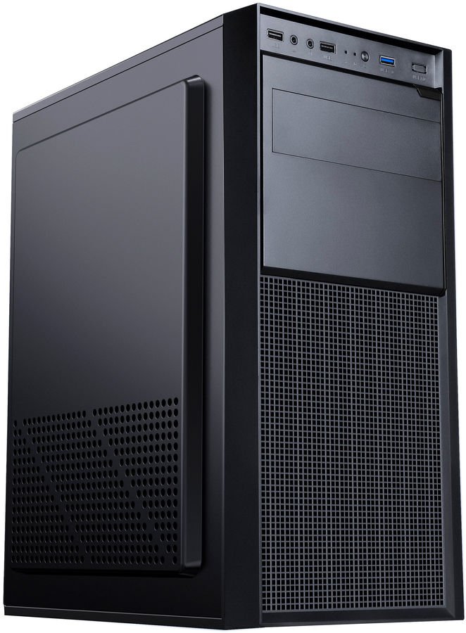 Корпус Accord A-300 (ACC A-300) черный без БП ATX 4x120mm 2xUSB2.0 1xUSB3.0 audio