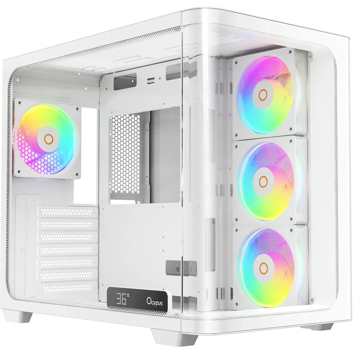 Корпус Ocypus Iota C70 WH Curve ARGB Digital ATX без БП (Iota-C70-WHD400CD-GL)