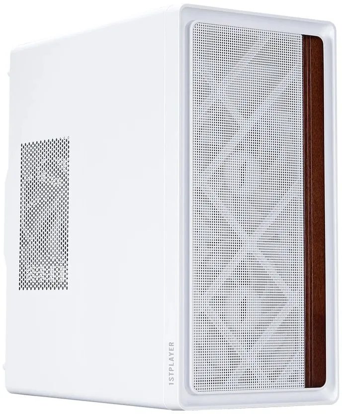 Корпус 1STPLAYER WD1 White (WD1-WH-3F-W) / mATX / 3x120mm fans