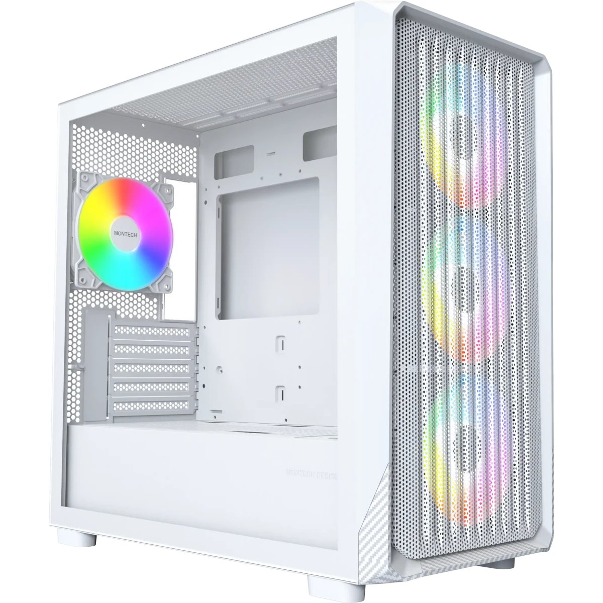 Корпус Montech X5M White / mATX / 3x120mm 1x140mm ARGB fans