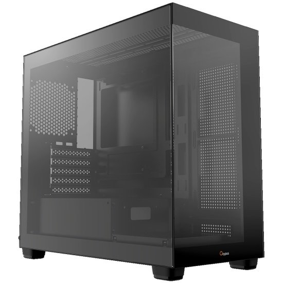 Корпус Ocypus Gamma C52 BK (Gamma-C52-B-KD000XX-GL) mATX / win / black / no PSU / Tempered Glass