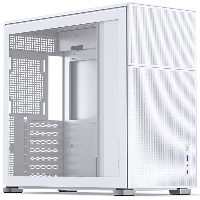 Корпус JONSBO D41 Mesh White без БП, боковая панель из закаленного стекла, mini-ITX, micro-ATX, ATX, белый