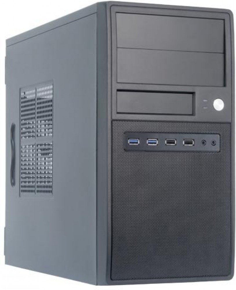 Корпус CHIEFTEC MESH CT-04B-OP без БП, черный, mATX