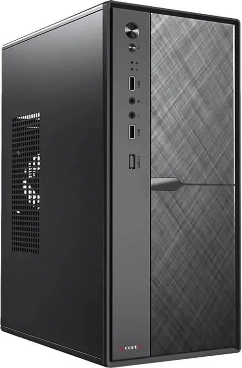 Корпус Accord ACC-1603 черный без БП mATX 1x80mm 2xUSB2.0 audio