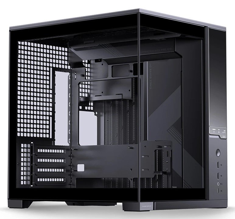 Корпус JONSBO D34 Black, mini-ITX, mATX, черный