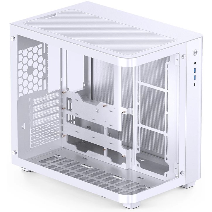 Корпус JONSBO TK-3 White без БП ATX БП, mini-ITX, micro-ATX, белый
