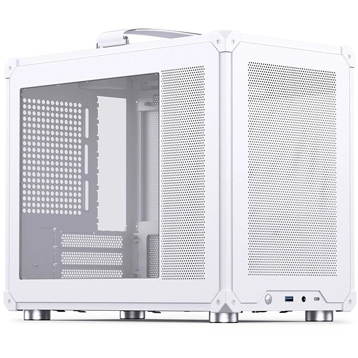 Корпус JONSBO C6 Max White без БП, mini-ITX, micro-ATX, белый