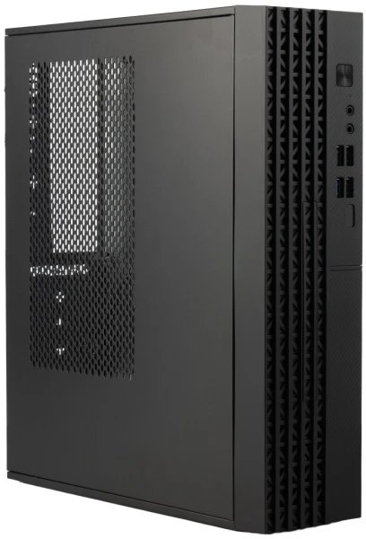 Корпус Eurocase A001 черный, ABS пластик, mATX, 2*USB2.0, 2*USB3.0, HD Audio