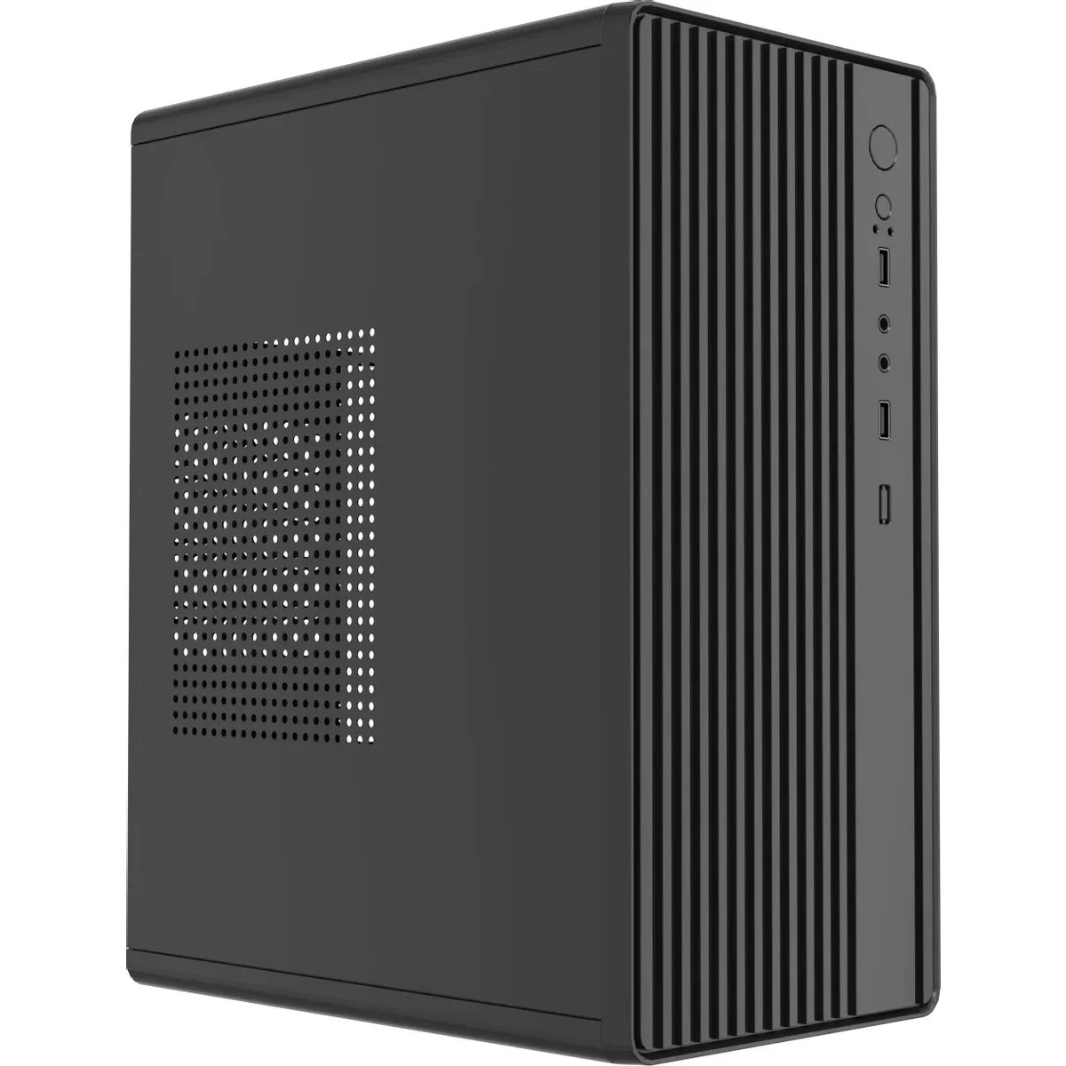 Корпус Accord ACC-M258-01B черный без БП mATX 4x120mm 2xUSB2.0 audio