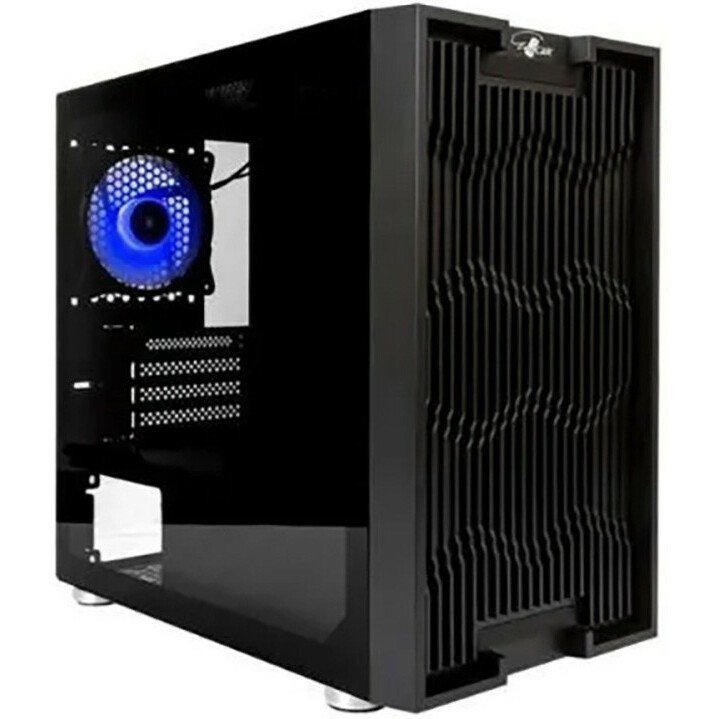 Корпус Eurocase M07 3ARGB черный (00-01003410) без БП mATX закаленное стекло USB 3.0