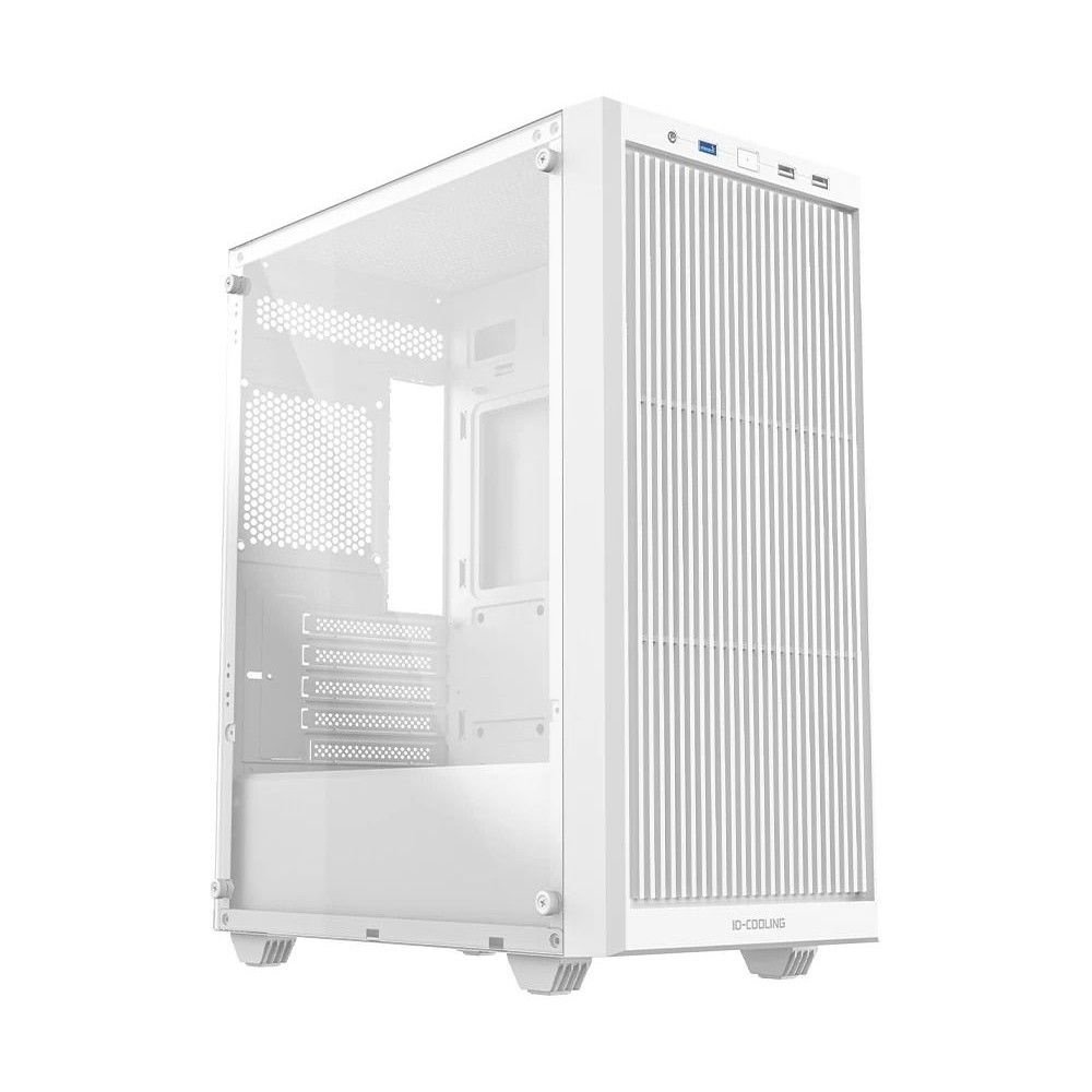 Корпус ID-Cooling Ware 310 White ATX/ win TG/ no fan/ Type C/ CPU 160mm/ GPU 320mm/ no PSU