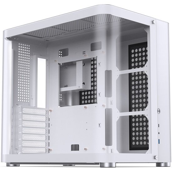 Корпус JONSBO TK-2 2.0 White без БП, mini-ITX, micro-ATX, ATX, белый