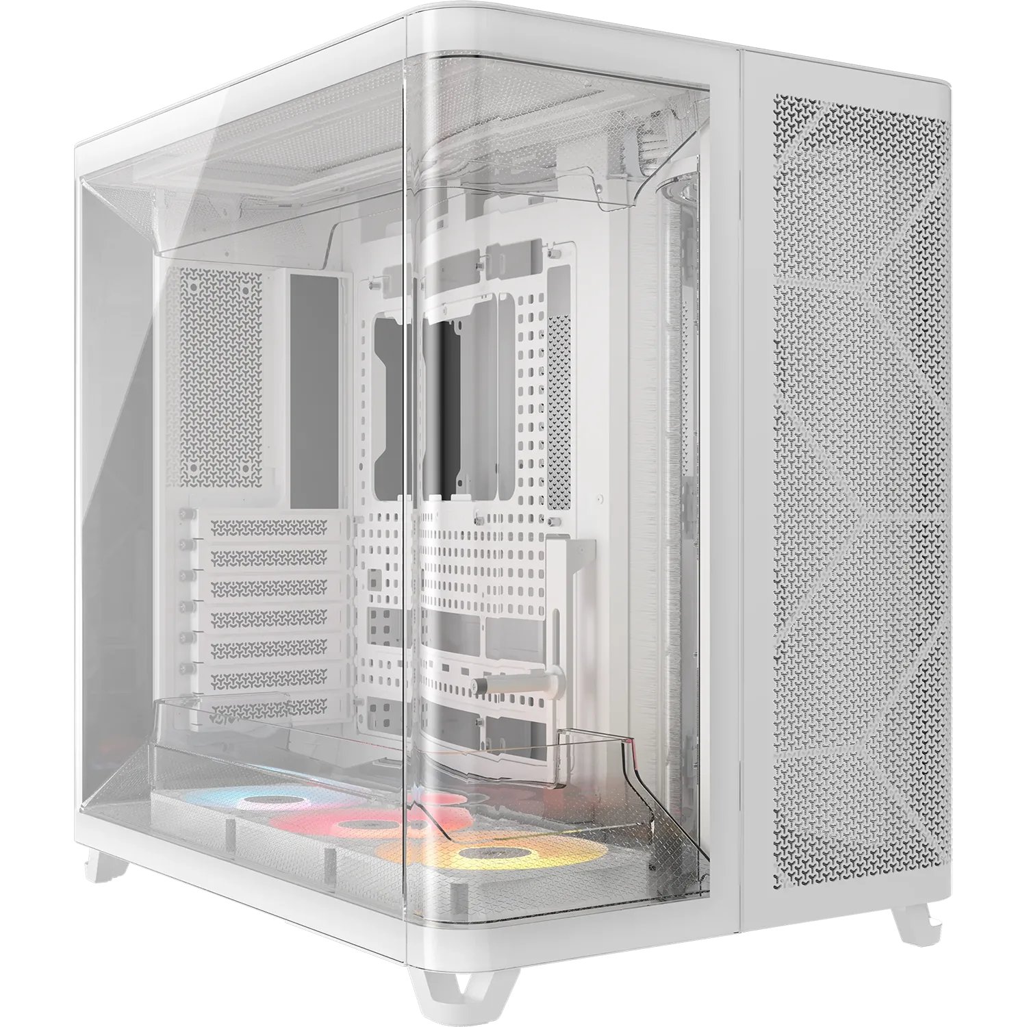 Корпус Corsair Air 5400 RS-R ARGB (CC-9011319-WW), без БП, Midi-Tower, TG, 3x120mm reverse fans, 2xUSB-A 3.2, 1xUSB Type-C, E-ATX, ATX