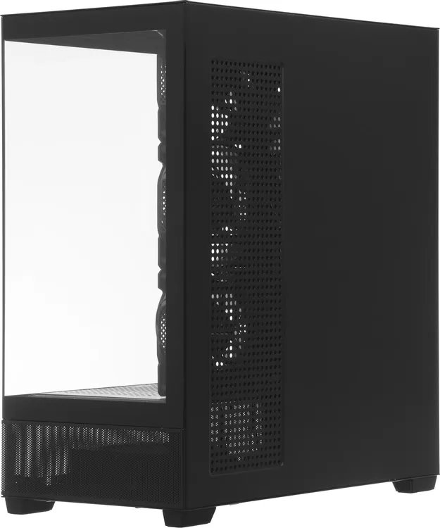Корпус Accord ACC-ZA11B AR, без БП, ATX, черный