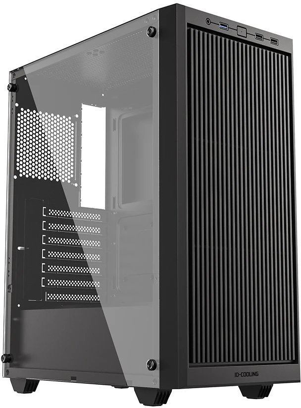 Корпус ID-Cooling Ware 310 Black ATX/ win TG/ no fan/ Type C/ CPU 160mm/ GPU 320mm/ no PSU
