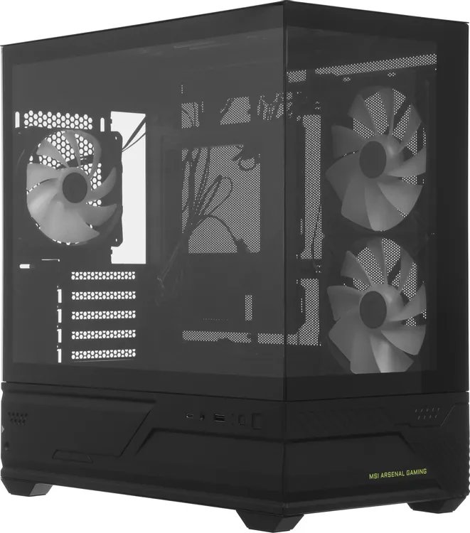 Корпус MSI Mag Pano M110R (306-7g33r21-ja4), без БП, mATX, черный