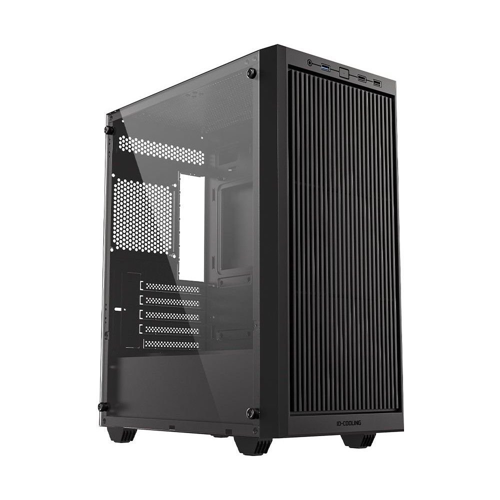 Корпус ID-Cooling Ware 300 Black mATX/ win TG/ no fan/ Type C/ CPU 160mm/ GPU 320mm/ no PSU