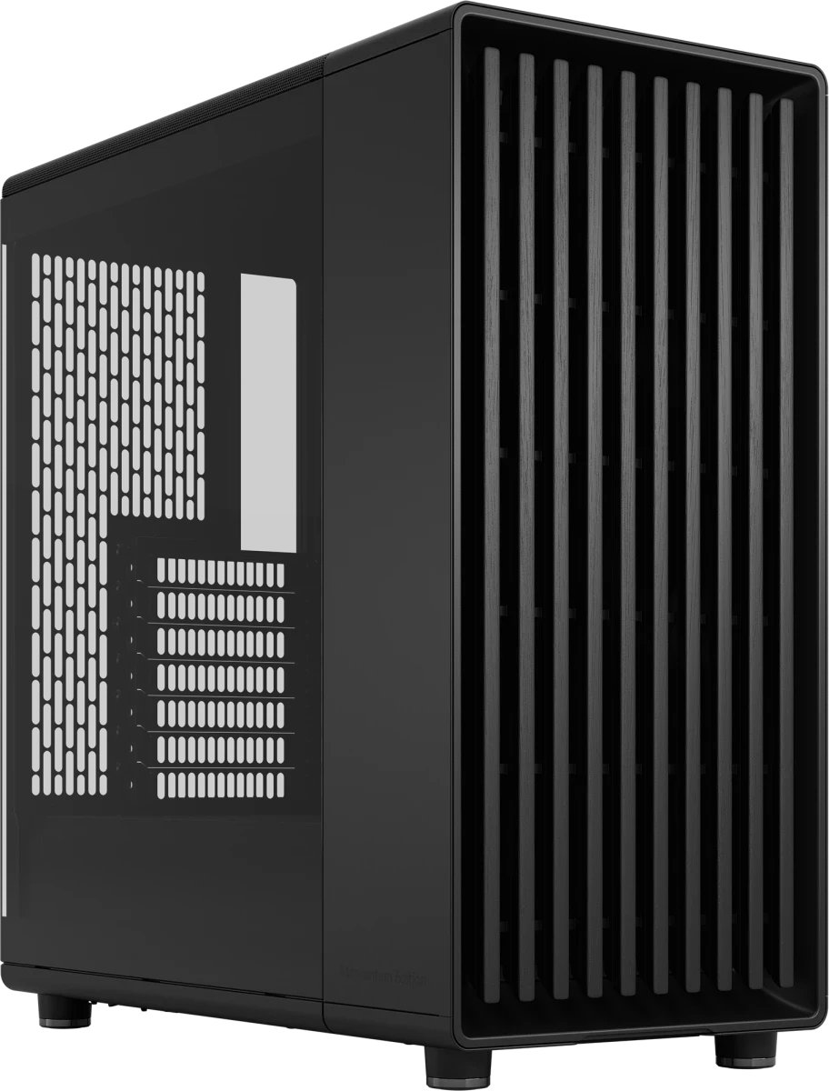 Корпус Fractal Design North TG Momentum Edition Black (FD-C-NOR1C-05) без БП, Midi-Tower, 3x120mm, 2xUSB-A 3.2 + 1xUSB Type-C ATX