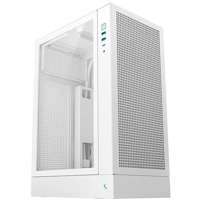 Корпус Deepcool CH170 Plus WH без БП, белый, Micro ATX/Mini-ITX