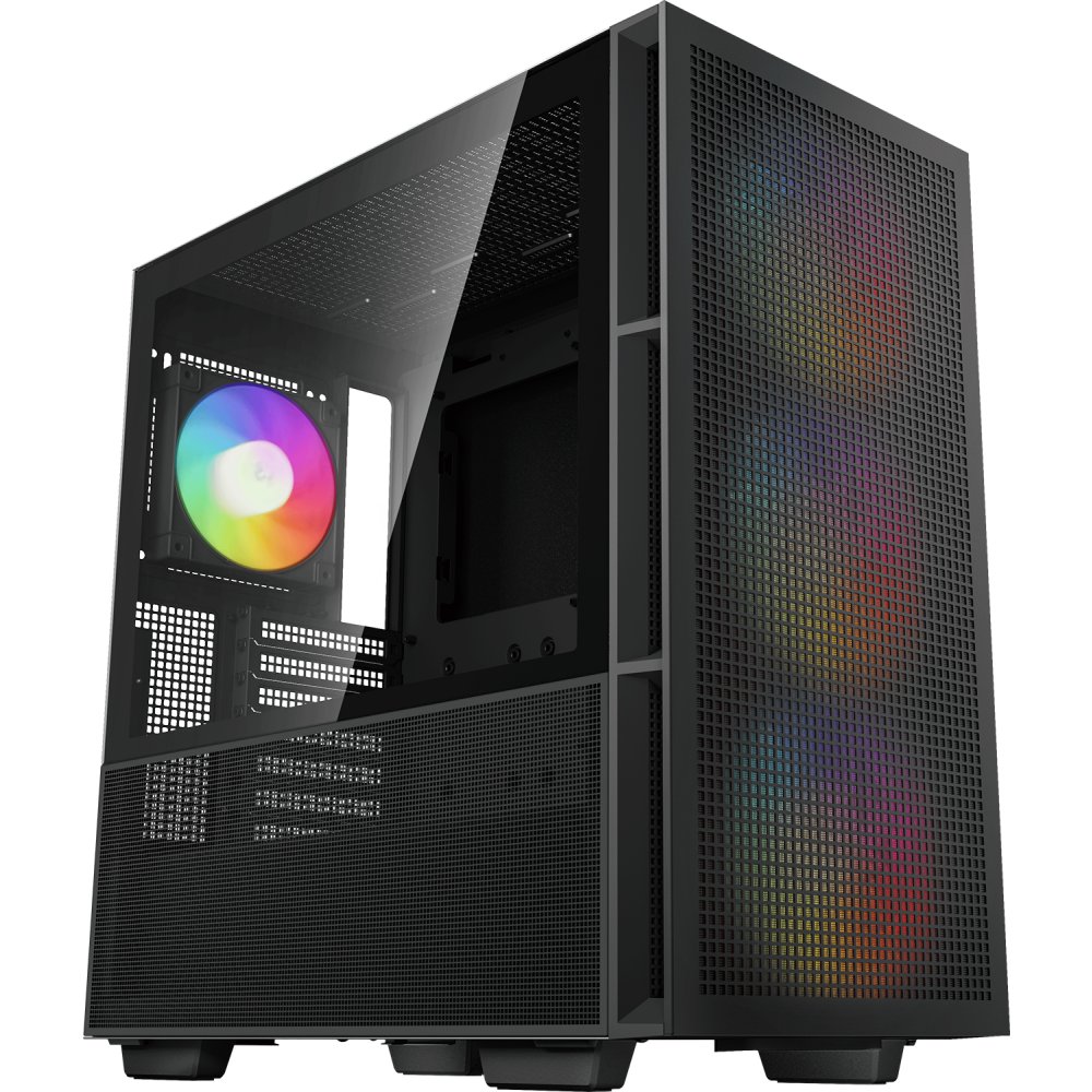 Корпус DeepCool CH560 Black (R-CH560-BKAPE4-G-1) (ATX, без БП, 2хUSB, с окном)
