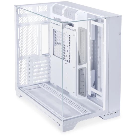 Корпус Lian-Li O11 Vision Compact белый (G99.O11VPW.R0) без БП ATX 10x120mm 9x140mm 2xUSB3.0 audio