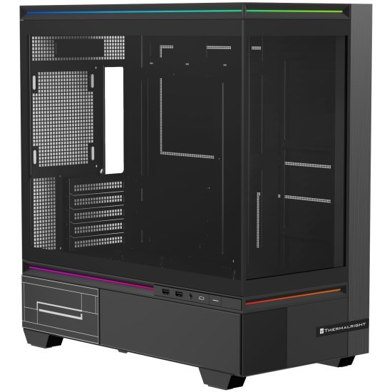 Корпус Thermalright M10 (TRTLM10B) / Black / TG / USB Type-C / mATX