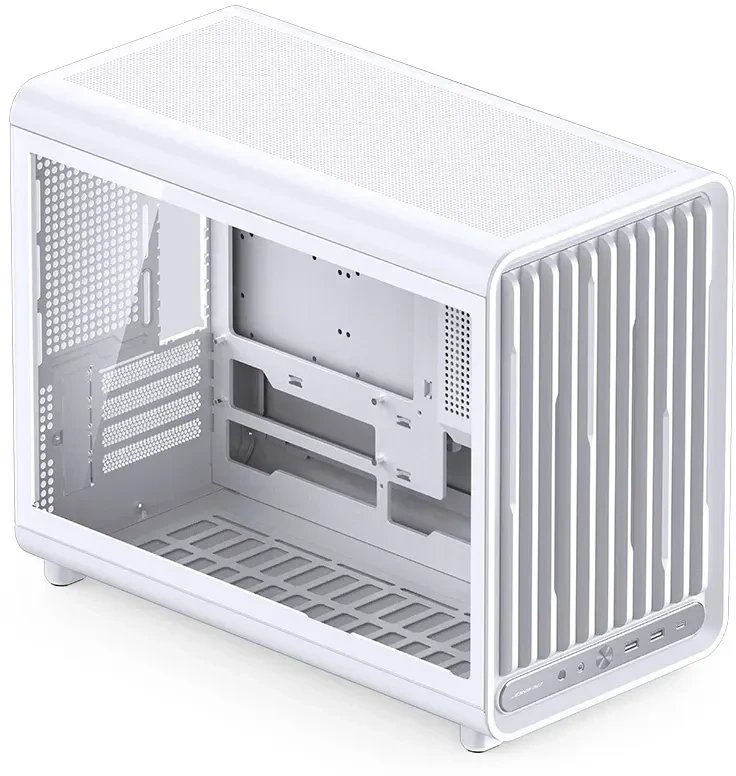 Корпус JONSBO D33 White, mini-ITX, mATX, белый