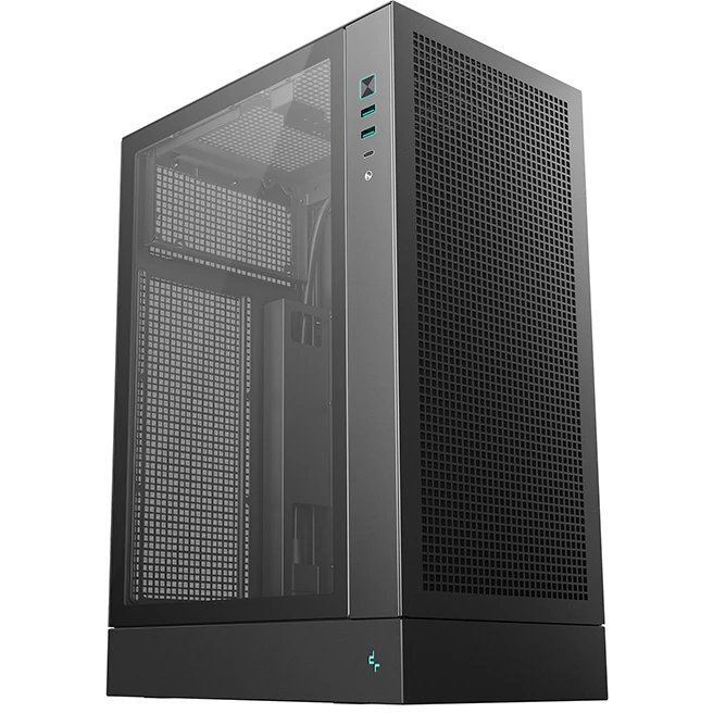 Корпус Deepcool CH170 Plus без БП, черный, Micro ATX/Mini-ITX