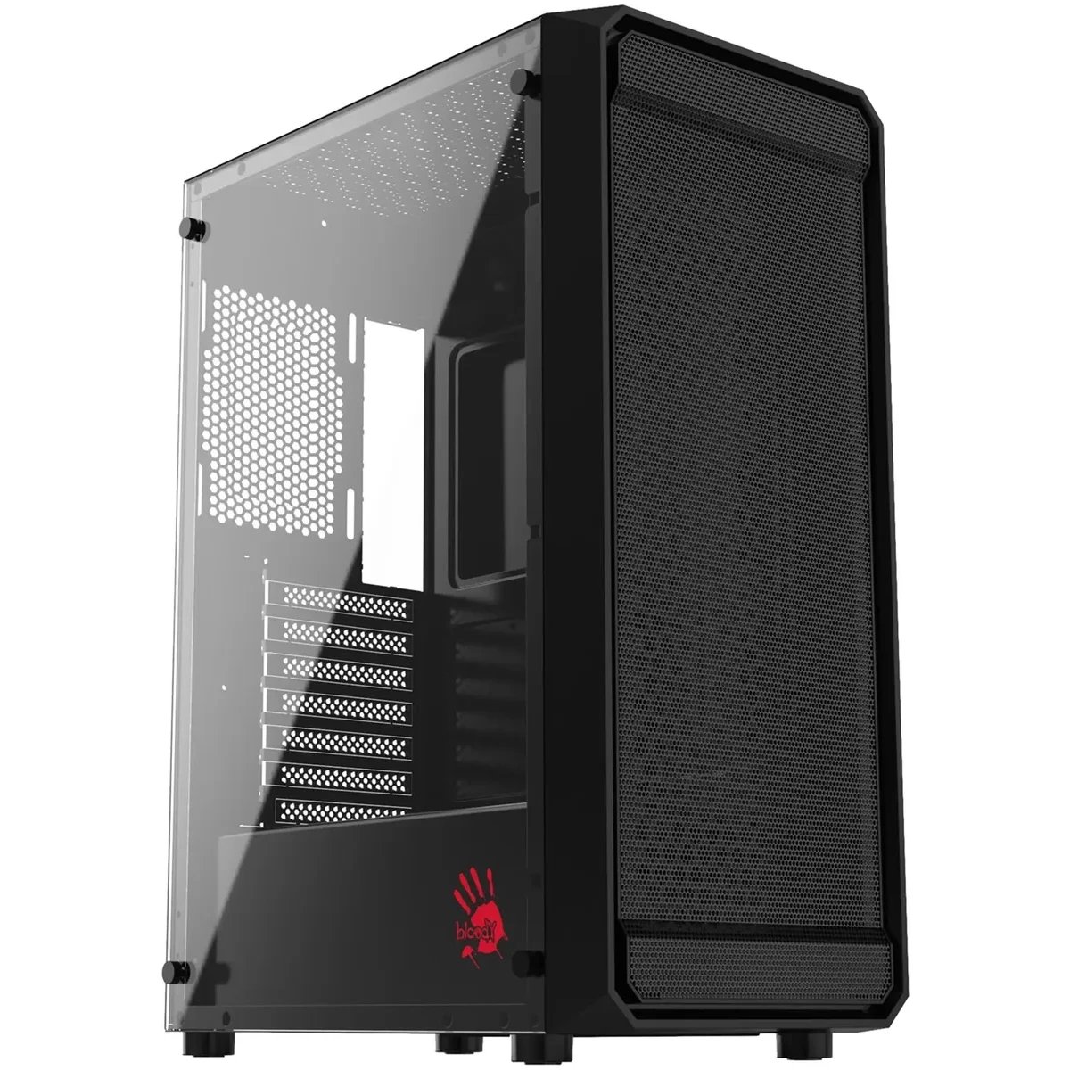 Корпус Bloody BD-CC114 черный без БП ATX 8x120mm 1xUSB2.0 1xUSB3.0 audio bott PSU