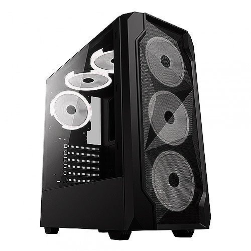 Игровой корпус: DeTech DT-8010 Black (White LED)